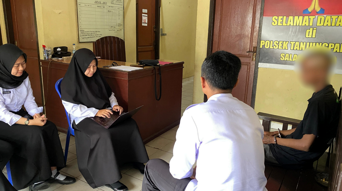 Bapas Tanjungpandan Lakukan Pemeriksaan Dugaan Pelanggaran PB Klien Pemasyarakatan